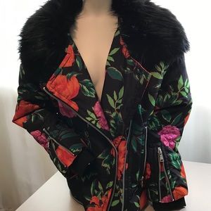 Express Winter Jacket with faux fur collar- XL-NWT